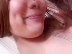 Asian bj babe sucks cock in the shower