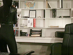 Naughty Ninja Nubile Blows Security Guards Big Cock