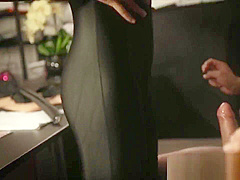 Naughty Ninja Nubile Blows Security Guards Big Cock