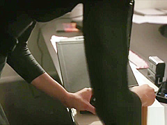 Naughty Ninja Nubile Blows Security Guards Big Cock