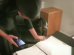 Naughty Ninja Nubile Blows Security Guards Big Cock