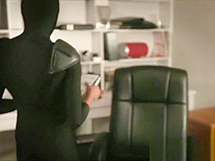 Naughty Ninja Nubile Blows Security Guards Big Cock