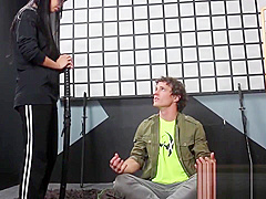 Master Marica Hase teaches ninja Student Robby the way