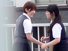 Teenage asians urinate and get watched