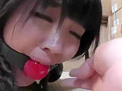 Nene catsuit bondage