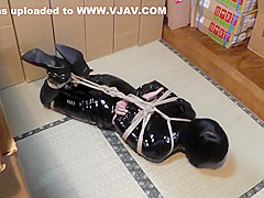 Nene catsuit bondage