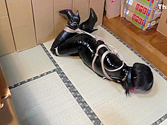 Nene catsuit bondage