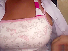 Shy squirting asian teens tits get cumshot