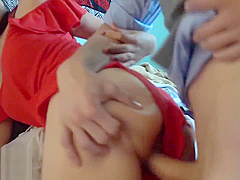 CFNM Fuck her in a RED ROMPER wmaf moans make you cum!