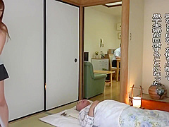 Sexy japanese teen maid in too short miniskirt exposing her big ass on cam!