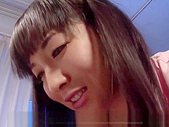 Asian patient fucking his visitor with a sex toy