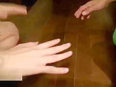 Japanese wife fucks two men while husband is sleeping