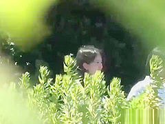 Uniformed Asian Sluts Pee Outdoors