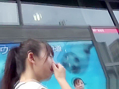 Slutty Asian Teenager Pisses