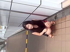 Slutty Asian Teenager Pisses