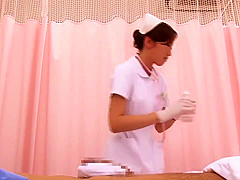 japanese nurse handjob