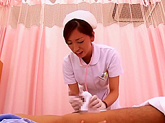 japanese nurse handjob
