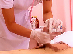 japanese nurse handjob