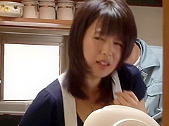 House wife fucked from behind in kitchen - Nana Nanaumi petite milf ass