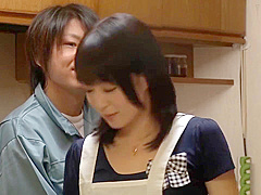 House wife fucked from behind in kitchen - Nana Nanaumi petite milf ass