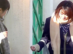 Dirty asian teenager pisses