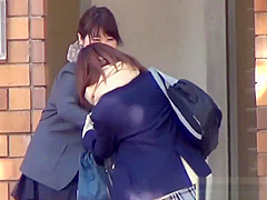 Dirty asian teenager pisses