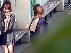 Dirty asian teenager pisses