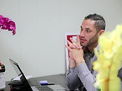 Asian teen applicant fucked during 1st day of work