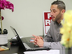 Asian teen applicant fucked during 1st day of work