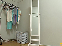 Japanese Girl Squirts At Job Interview While Two Men Play With Her Shaved Pussy