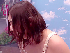 B4H1401-A frustrated married woman gets excited and rides the big cock shown to her