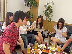 Real Japanese Friends Play Truth Or Dare And Reach The Predicable Conclusion Of The Game In The Form Of Everyone Having Sex