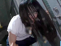 B4I0304-Sensitive wife moans after being attacked in the bicycle parking lot of an apartment building