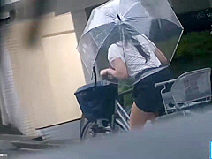 B4I0304-Sensitive wife moans after being attacked in the bicycle parking lot of an apartment building