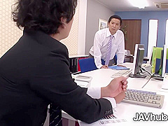 Aiko Endo In Petite Jav Girl Lets Her Coworker Remotely Control Her Toy