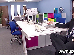 Aiko Endo In Petite Jav Girl Lets Her Coworker Remotely Control Her Toy