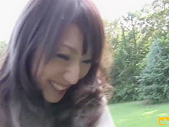 Emiri Sena In Naughty Japanese Babe Blows And Rides A Guy With Hairy Cock After Playing Golf