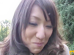 Emiri Sena In Naughty Japanese Babe Blows And Rides A Guy With Hairy Cock After Playing Golf