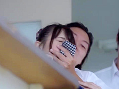 04288 Beautiful girl faints in agony