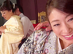 Lustful Asians Keep Their Kimonos On While They Have Intense Group Sex With Deep Creampies - Ryoko Murakami, Reiko Kobayakawa And Akari Asakiri