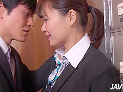 Flight Attendant Fucks On A Plane - Haruka Miura