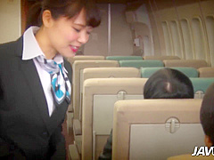 Flight Attendant Fucks On A Plane - Haruka Miura