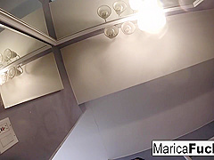 Marica In Sexy Lingerie Masturbates In The Mirror - Marica Hase