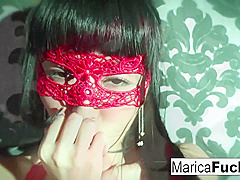Marica In Sexy Lingerie Masturbates In The Mirror - Marica Hase