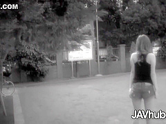 Fucks A Lucky Guy From The Park With Guy Park And Keiko Shinohara