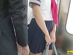 Japanese Student 18+ Squirts At The Subway While More Men Play With Her Bush