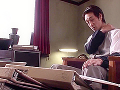 Japanese Teen 18+ Secretary With Glasses Seduce To Suck Fat Cock Of Old Ugly Guy In Uncensored