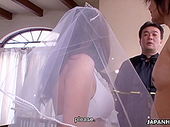 During Her Wedding She Has To Suck On A Hard Wiener