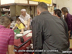 Fucking The Cook In The Back Of The Kitchen