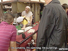 Fucking The Cook In The Back Of The Kitchen